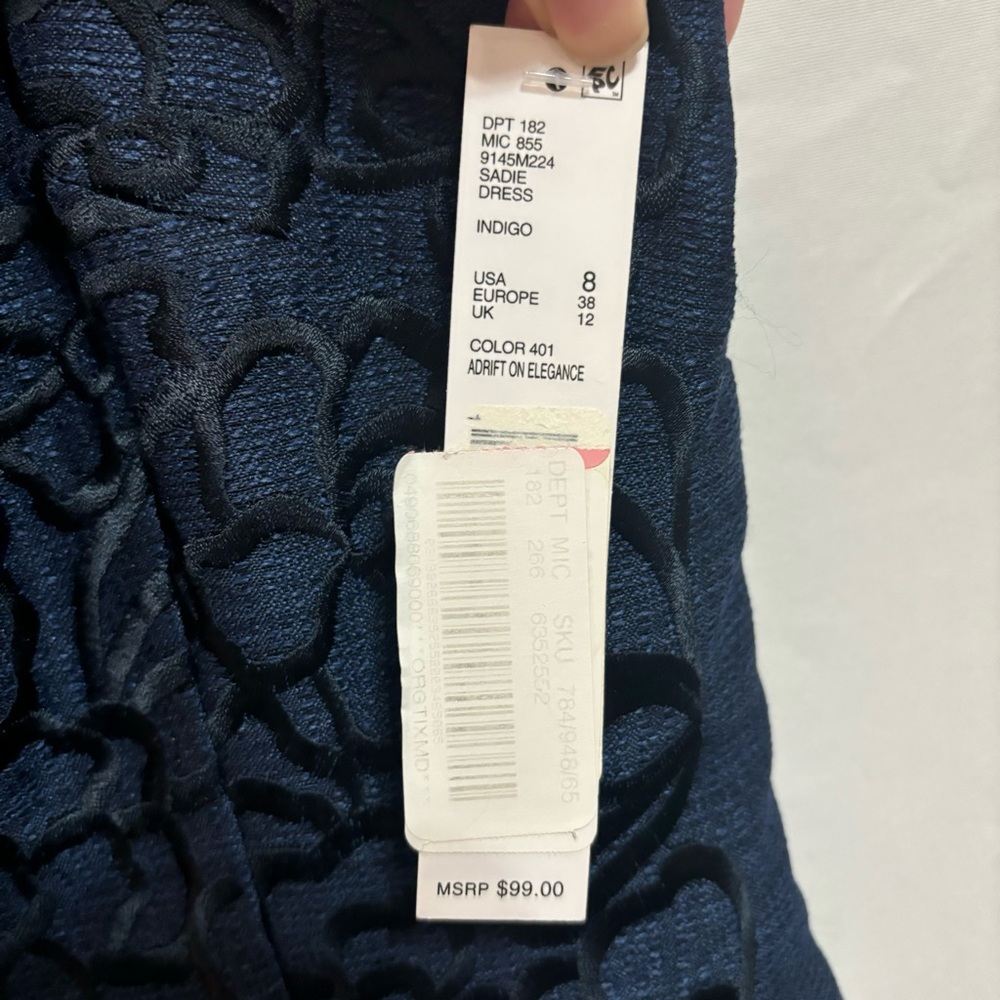 Last Chance 🚨 Preston and York Indigo Sadie Dress - Picture 4 of 5